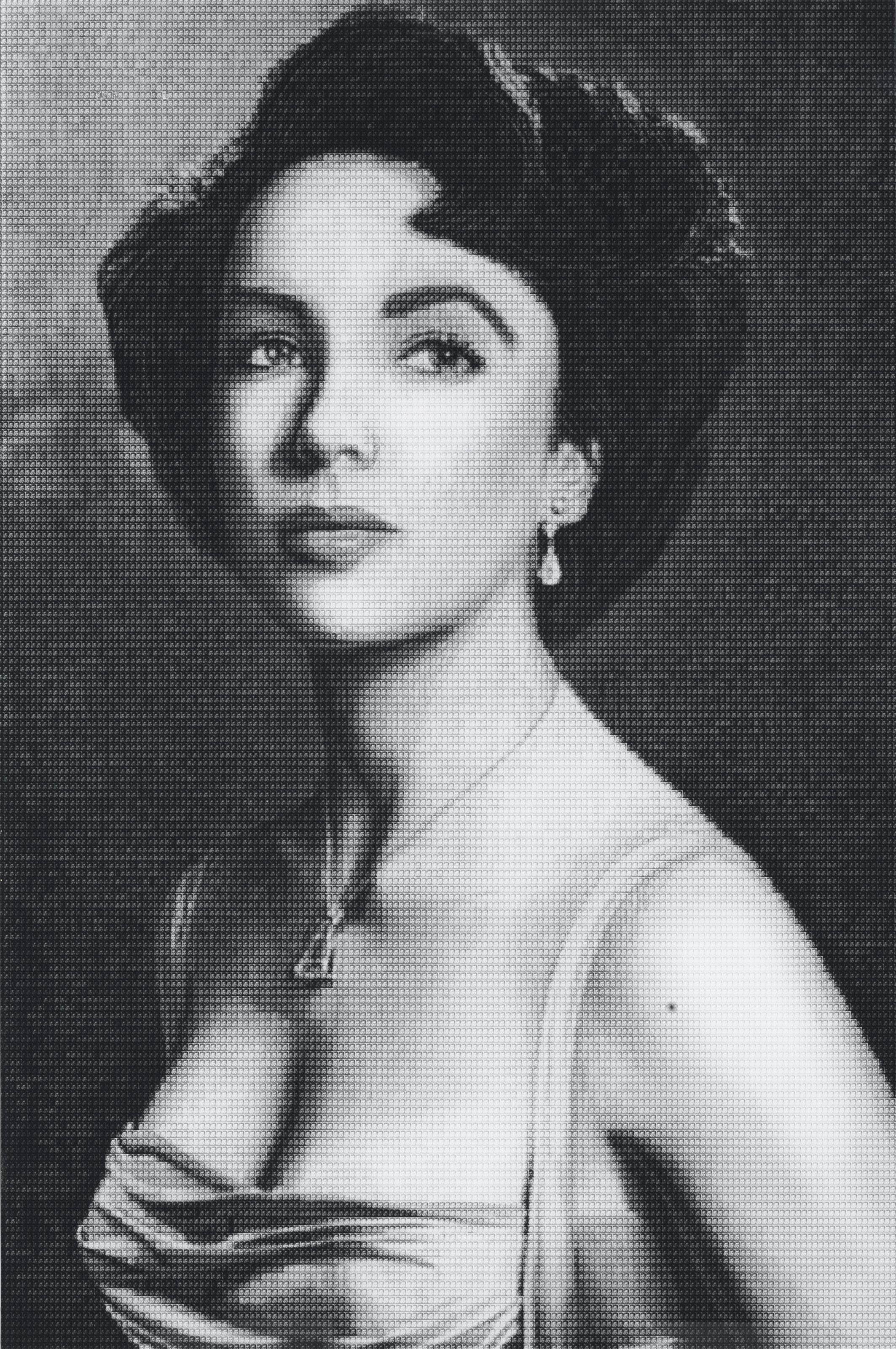 Alex Guofeng Cao - Liz Taylor Vs. Richard Burton, After Halsman, C. 2011