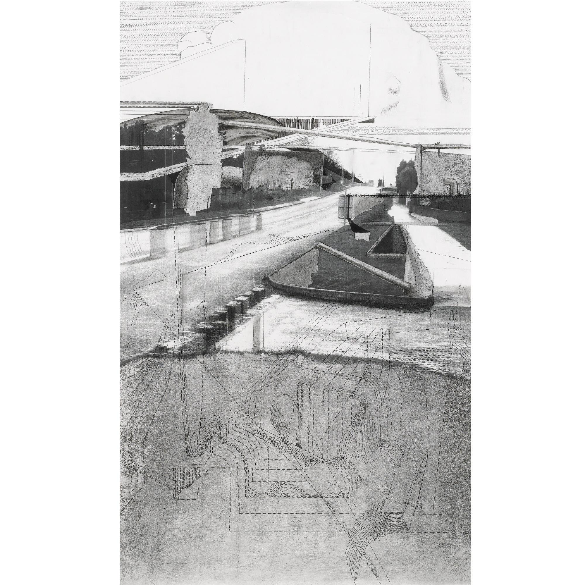 Alex Hamilton - Country Road With Water Spout