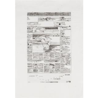 Alex Hamilton - Newspaper Drawing 7, The Guardian