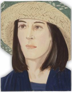Alex Katz - Ada in a Straw Hat