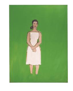 Alex Katz - Ada with White Dress