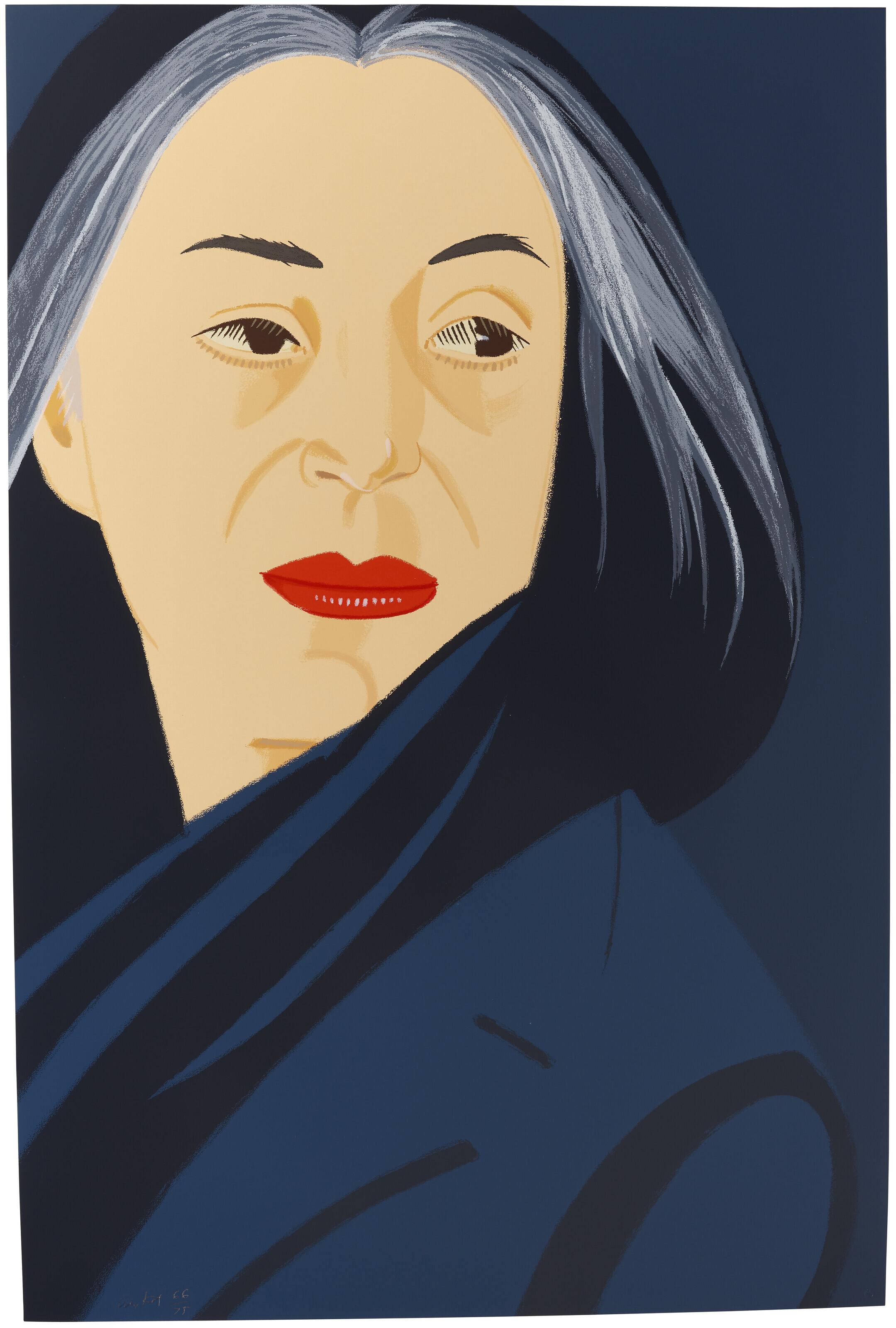 Alex Katz - Black Scarf