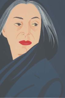 Alex Katz - Black Scarf