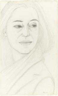 Alex Katz - Black Scarf