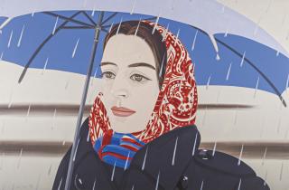 Alex Katz - Blue Umbrella 2