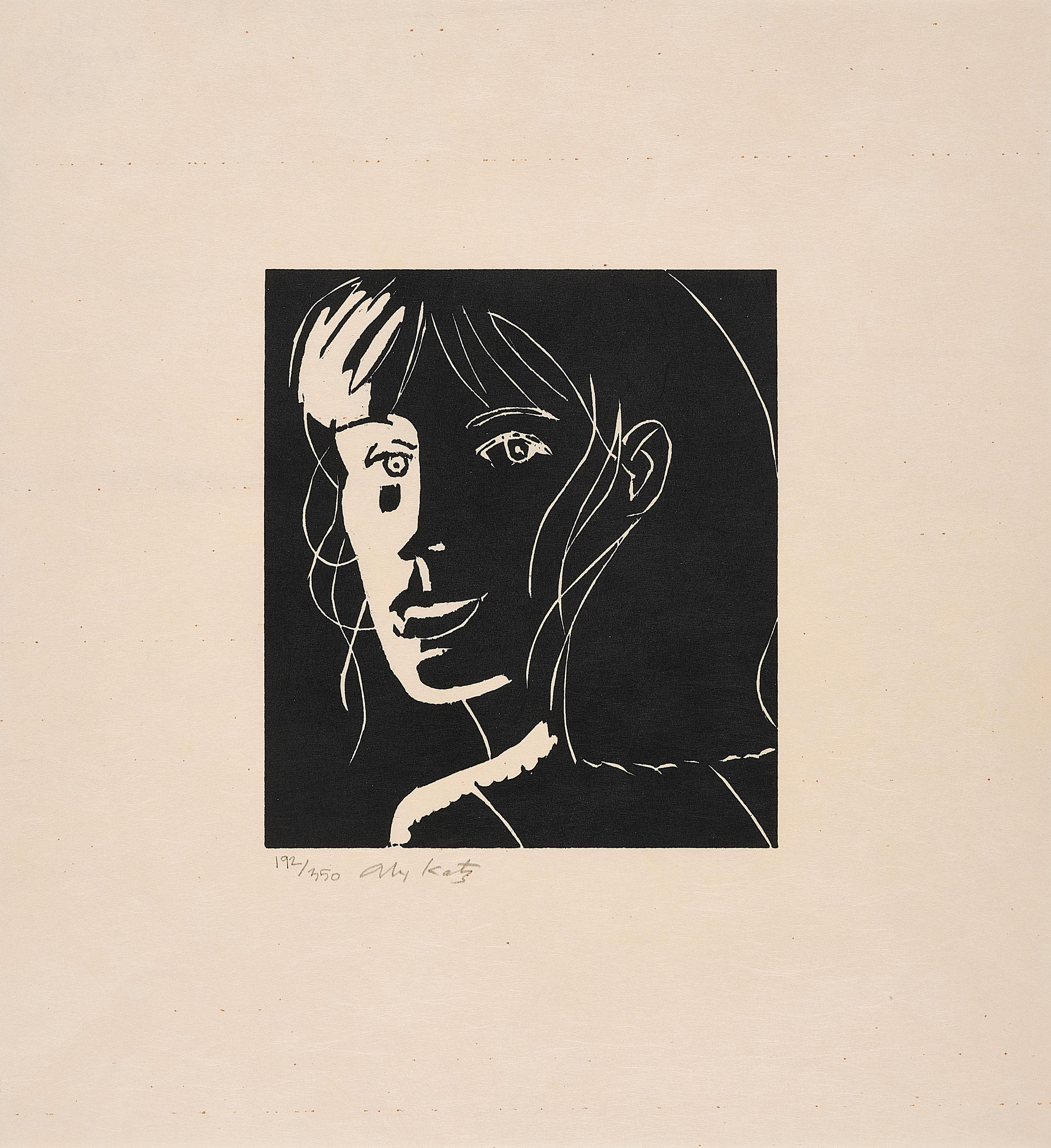 Alex Katz - Cecily (Black).