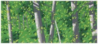 Alex Katz - Forest