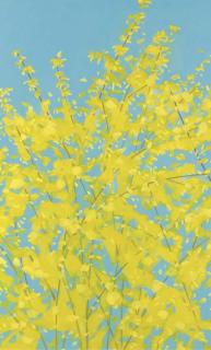Alex Katz - Forsythia