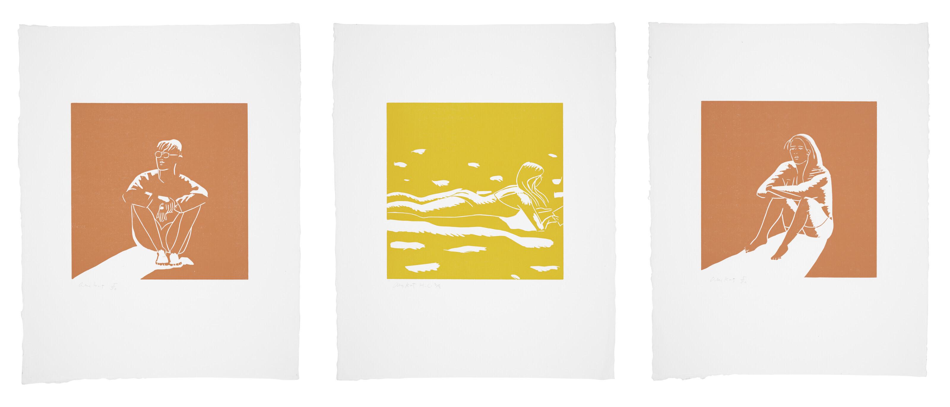 Alex Katz - Lincolnville Labor Day: three prints