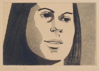 Alex Katz - Nancy, from June Ekman\'s Class