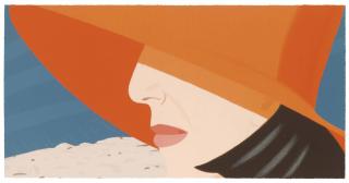 Alex Katz - Orange Hat, From Alex And Ada, The 1960\'S To The 1980\'S