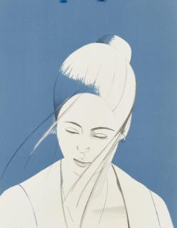 Alex Katz - Pamela (Pamela in Blue)