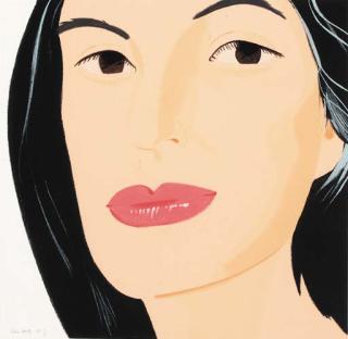 Alex Katz - [Portrait Of A Woman]