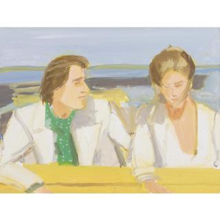 Alex Katz - Rackstraw And Pamela (Study)