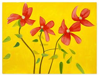 Alex Katz - Red Dogwood I
