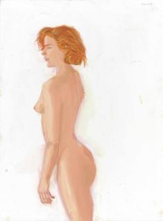 Alex Katz - Red Nude