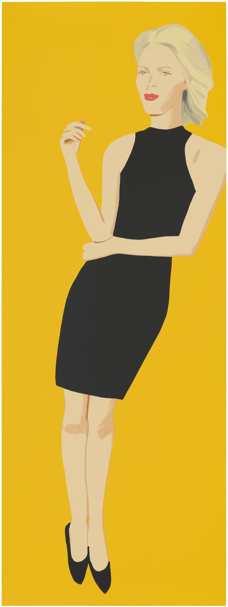 Alex Katz - Ruth, From: Black Dress