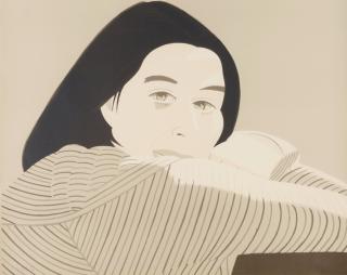 Alex Katz - Striped Jacket