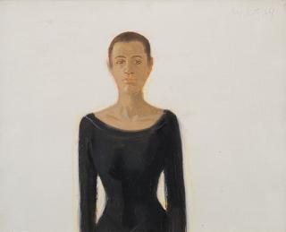 Alex Katz - Study for Black Dress