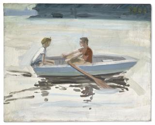 Alex Katz - Study for Rowing