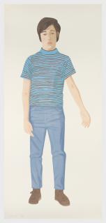 Alex Katz - The Striped Shirt