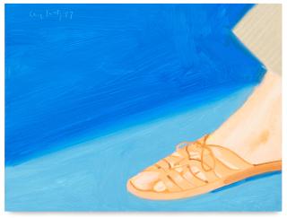 Alex Katz - Untitled (Study For Ada\'S Sandals), 1987