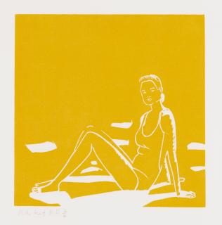 Alex Katz - Ursula, from a Suite of Prints Derived from the Painting Lincolnville Labor Day (1992)