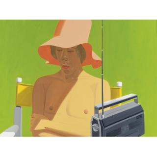 Alex Katz - Vincent With A Radio
