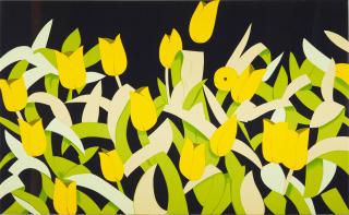Alex Katz - Yellow Tulips, 2014