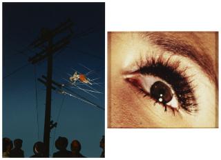 Alex Prager - 7:12 pm, Redcliff Ave and Eye #10 (Telephone Wires), from the series Compulsion