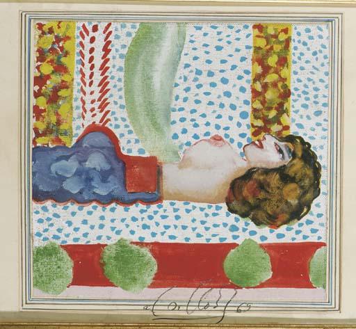 Alex Sadkowsky - Reclining nude