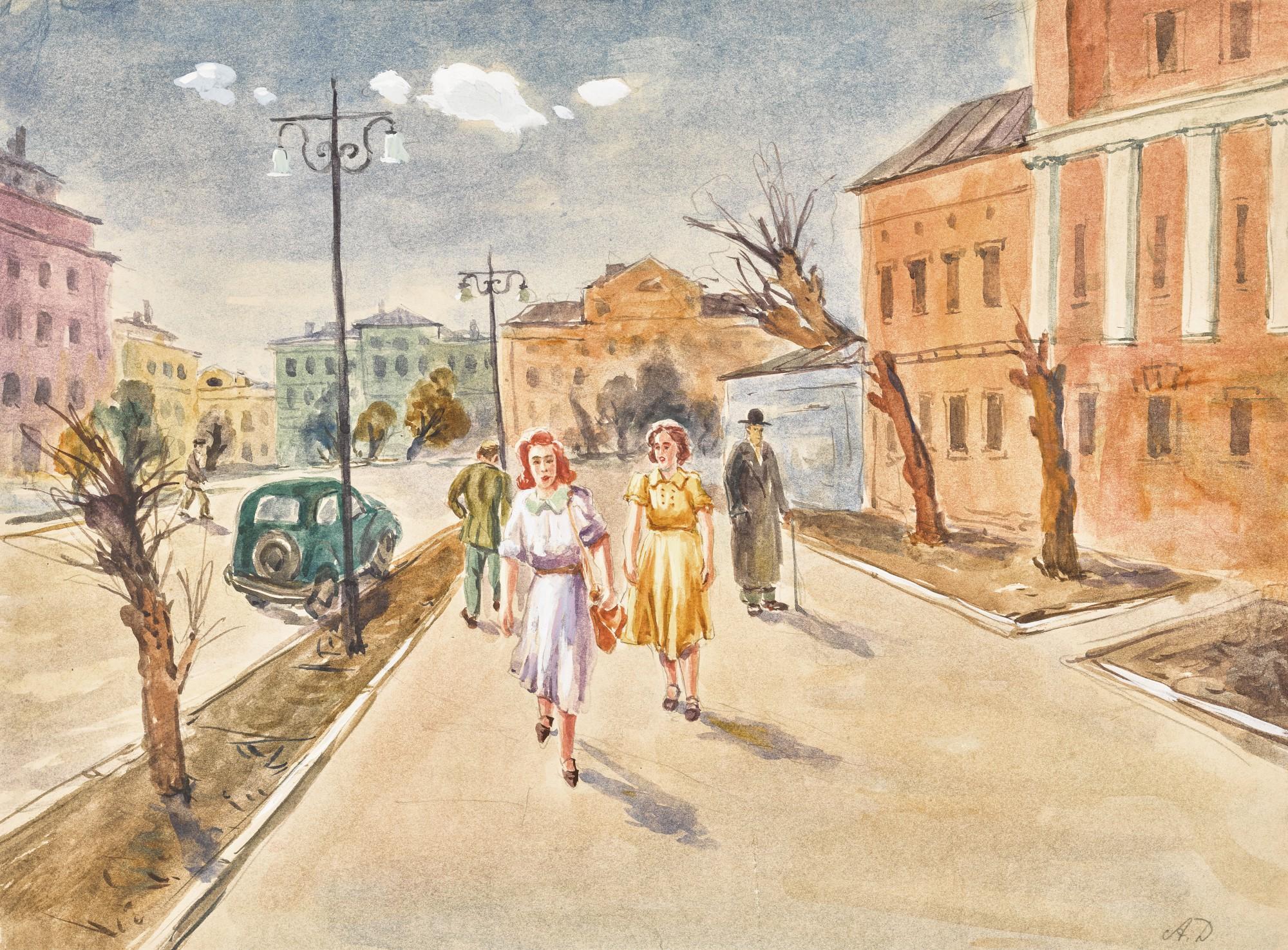 Alexander Alexandrovich Deineka - Stylish Ladies