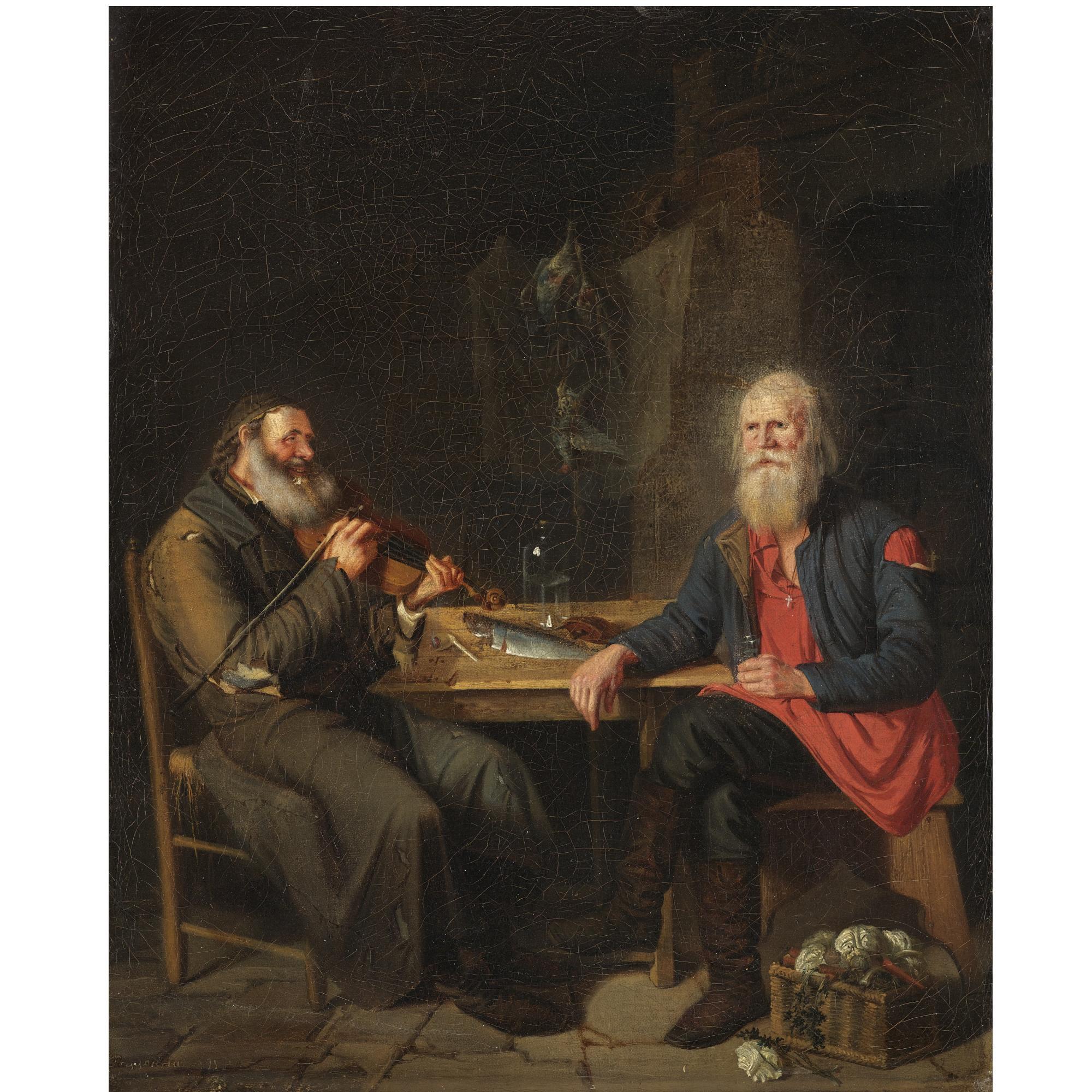 Alexander Antonovich Rizzoni - The Jewish Fiddle-Player