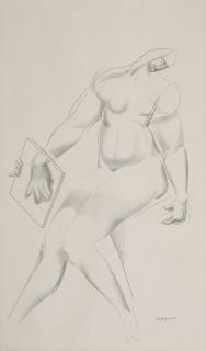 Alexander Archipenko - Femme assise