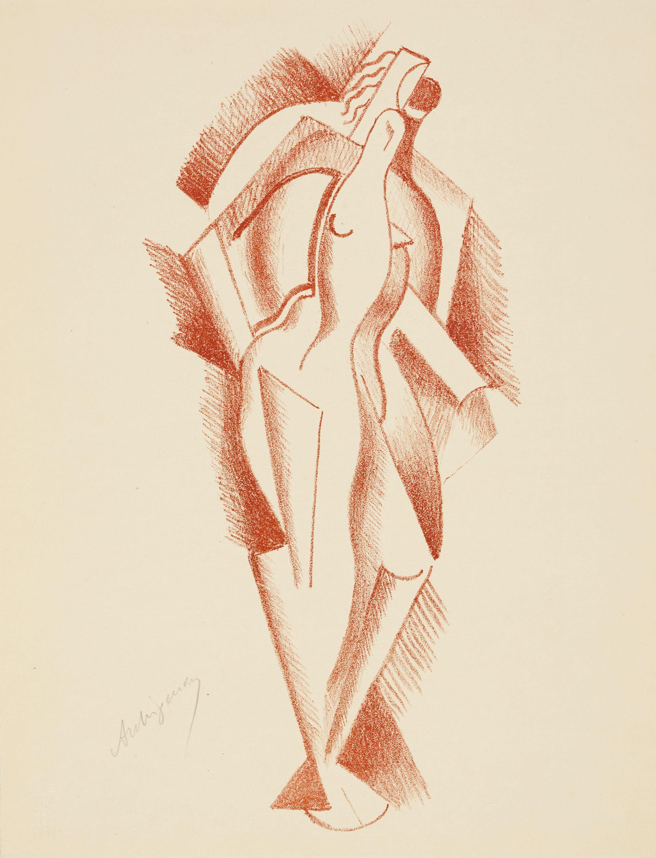 Alexander Archipenko - Frau, from Die Schaffenden