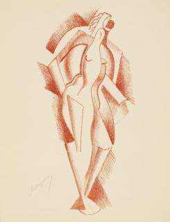 Alexander Archipenko - Frau, from Die Schaffenden