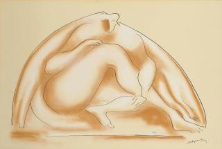 Alexander Archipenko - Nu assis