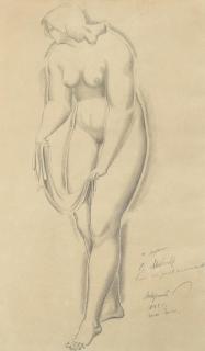 Alexander Archipenko - Nu debout