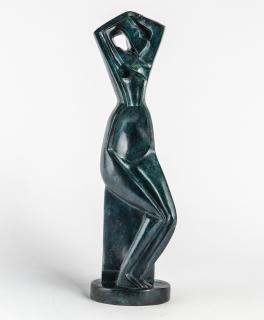 Alexander Archipenko - Seated Woman Combing Her Hair
