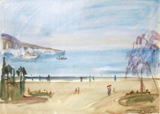 Alexander Arkadevich Labas - Sunny Day From The Spring In Yalta Series