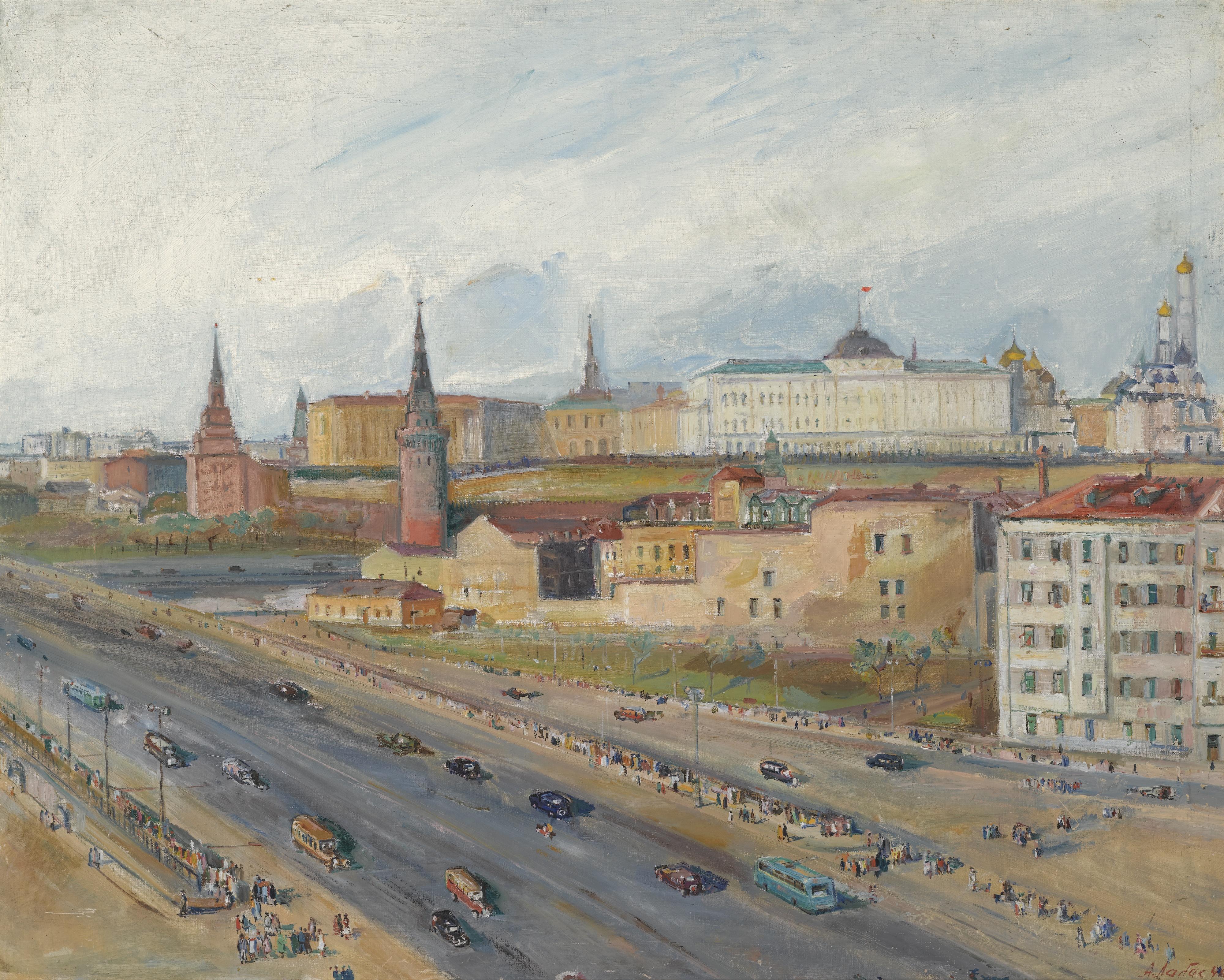 Alexander Arkadevich Labas - View Of The Kremlin