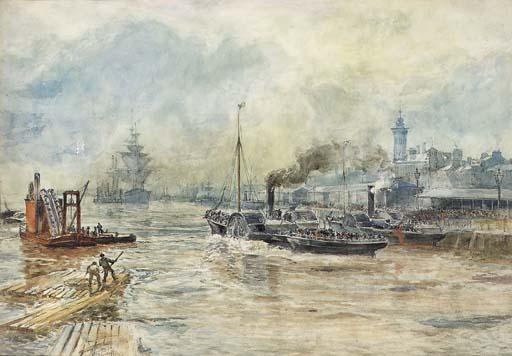 Alexander Ballingall - The Broomielaw, Glasgow, (illustrated); and Mussel Banks, Musselburgh