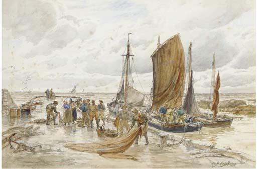 Alexander Ballingall - Unloading the catch, Largo, Fife