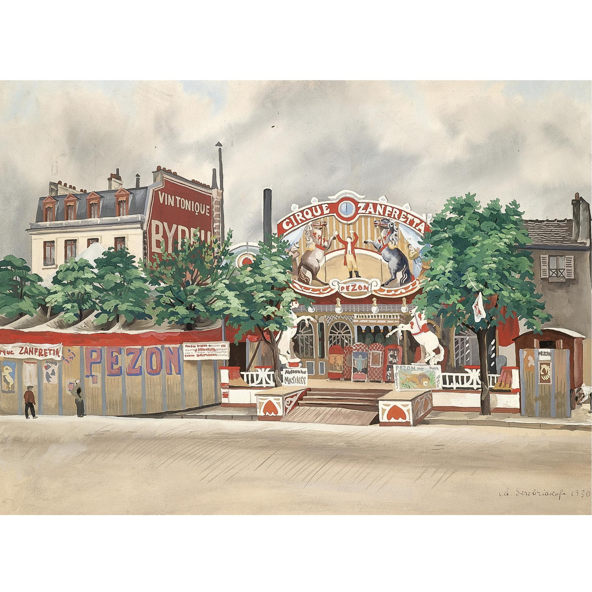 Alexander Borisovich Serebriakoff - Circus Zanfretta, Paris