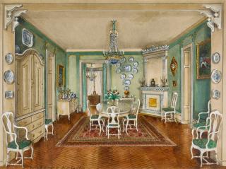 Alexander Borisovich Serebriakoff - Gunnar W. Lundberg\'s Dining Room