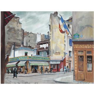 Alexander Borisovich Serebriakoff - La Rue Moufftard