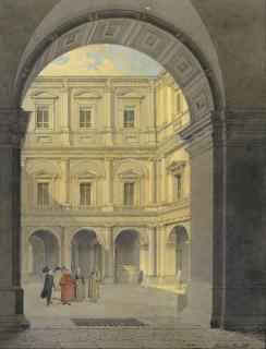 Alexander Briullov - The Palazzo Farnese