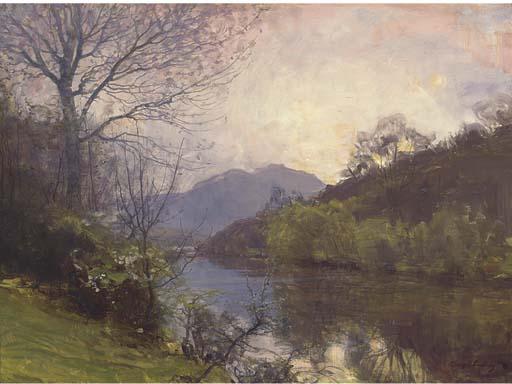 Alexander Brownlie Docharty - Reflections On The River