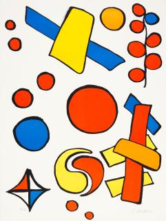 Alexander Calder - Alphabet Surtout O