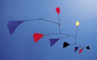 Alexander Calder - Arrow with Blue Tail